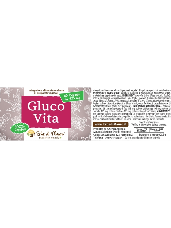 Gluco Vita integratore alimentare in capsule