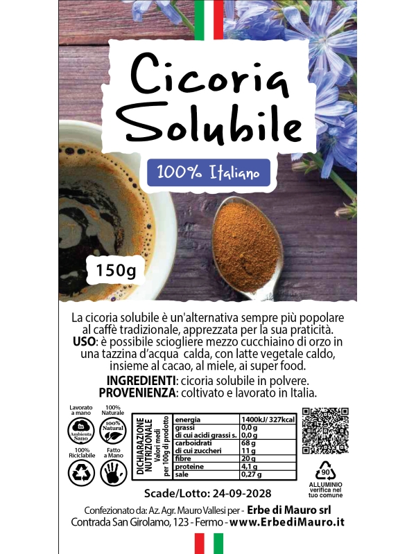 Caffè di cicoria solubile 150g