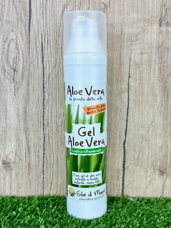 Gel di Aloe Vera puro, lenitivo e rigenerante, 100ml-Cosmetici all'Aloe Vera