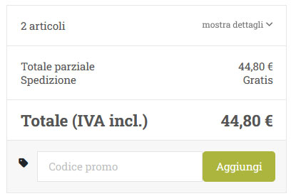 codice sconto