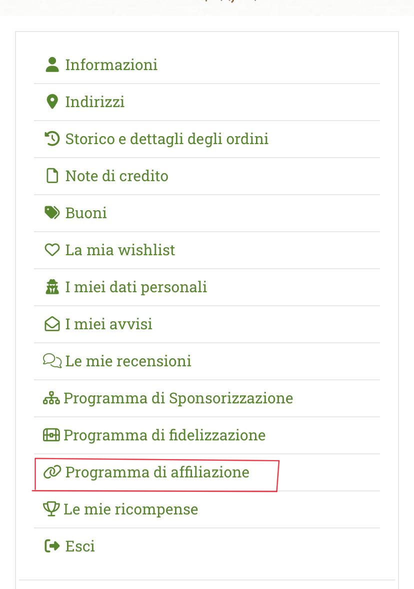 affiliazione